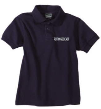 Polo-Shirt mit Brust und Rückendruck z.B. "FEUERWEHR"