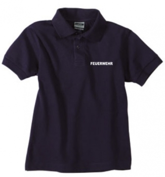 Polo-Shirt mit Brust und Rückenstick z.B. "FEUERWEHR"